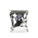 5 Buste regalo metallizzata argento 22x30 cm