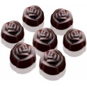Rose: stampo in silicone per 15 cioccolatini rose di diametro 2,8 cm ed altezza 1,8 cm da Silikomart