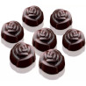 Rose: stampo in silicone per 15 cioccolatini rose di diametro 2,8 cm ed altezza 1,8 cm da Silikomart