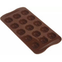Rose: stampo in silicone per 15 cioccolatini rose di diametro 2,8 cm ed altezza 1,8 cm da Silikomart