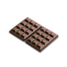 Tablette Silikomart: stampo in silicone marrone per 12 mini tavolette di cioccolato 38x28 h 4,5 mm Tablette Silikomart: stampo in silicone marrone per 12 mini tavolette di cioccolato 38x28 h 4,5 mm
