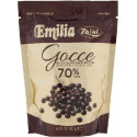 Gocce di cioccolato Emilia fondente extra 70% cacao 200 g Zaini