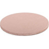 Vassoio sottotorta tondo rosa gold o disco rosa antico per torta da 35 cm alto 1,2 cm da Decora
