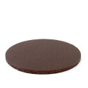 Vassoio sottotorta tondo marrone premium quality Decora da 25 cm