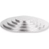Da 18 a 40 cm sottotorta cartone argento tondo Decora vassoio torta rigido spessore 1,2 cm