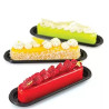 Set 100 vassoi monoporzioni Caroline Silikomart in plastica rigida nera 102 x 42 mm Set 100 vassoi monoporzioni Caroline Silikomart in plastica rigida nera 102 x 42 mm