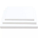 Da 20 a 40 cm sottotorta cartone bianco quadrato Decora vassoio torta rigido spessore 1,2 cm