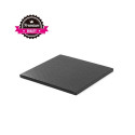 Sottotorta cartone nero quadrato Decora vassoio torta rigido 25x25 h1,2 cm