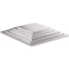 Da 20 a 45 cm sottotorta cartone argento quadrato Decora vassoio torta rigido spessore 1,2 cm Da 20 a 45 cm sottotorta cartone argento quadrato Decora vassoio torta rigido spessore 1,2 cm