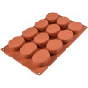 Ovals SF326 Silikomart stampo silicone 12 biscotti 57x23 h 25 mm Ovals SF326 Silikomart stampo silicone 12 biscotti 57x23 h 25 mm