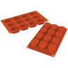 Stampo Ovals SF326 da Silikomart o stampo in silicone 12 Biscotti 57 X 23  h 25 mm