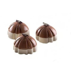 Dome Strie Silikomart (Ø6,4×H4,2cm) – Stampo in Silicone per 8 Cupole Striate