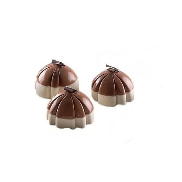 Dome Strie Silikomart stampo silicone 8 cupole striate semisfere ø64 h 42 mm