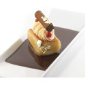 Wide Rectangle Cake: stampo Rettangolo in silicone per 7 forme rettangolari da 8,7 cm SF110 di Silikomart