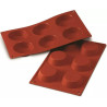 Stampo per 6 tartellette diametro 7 cm altezza 2 cm in silicone SF016 da Silikomart Stampo per 6 tartellette diametro 7 cm altezza 2 cm in silicone SF016 da Silikomart