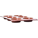Stampo per 6 tartellette diametro 7 cm altezza 2 cm in silicone SF016 da Silikomart