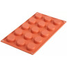 Stampo 15 mini tartellette diametro 4,5 cm h 1 cm in silicone SF013 da Silikomart
