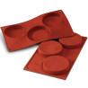 Sponge base Silikomart stampo silicone 3 dischi biscuit da 103 mm h 2 cm Sponge base Silikomart stampo silicone 3 dischi biscuit da 103 mm h 2 cm