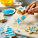 Decorazioni Christmas Decora: set 2 tagliapasta e 4 stencil per alberi e stelle natalizie decorati