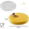Decor Round 460 Stampo in silicone per Torta tonda da 460 ml 17,5 cm altezza 2 cm da Silikomart