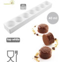 Multiflex 40 stampo silicone 7 Dischi diametro 45 mm h 25 mm da Silikomart