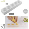 Multiflex 125 stampo silicone 5 Cilindri diametro 6 cm h 45 mm da Silikomart Multiflex 125 stampo silicone 5 Cilindri diametro 6 cm h 45 mm da Silikomart