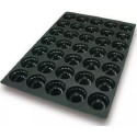 Gugelhopf Silikomart: stampo in silicone nero SQ011 sessantaquaranta 35 gugelhopf ø 7 h 3,5 cm