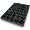 Gugelhopf Silikomart: stampo in silicone nero SQ011 sessantaquaranta 35 gugelhopf ø 7 h 3,5 cm Gugelhopf Silikomart: stampo in silicone nero SQ011 sessantaquaranta 35 gugelhopf ø 7 h 3,5 cm
