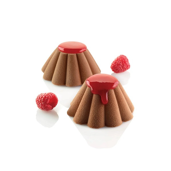 Briochette Silikomart stampo silicone nero SQ000 sessantaquaranta 24 brioche ø79 h 35 mm