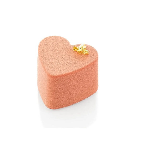 Heart Silikomart stampo silicone nero SQ086 sessantaquaranta 24 cuori 78x73 h 40 mm