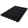 Stampo sessantaquaranta Stripe Eclair 28 barrette quadrate da 13 x 2,8 h 2,8 cm in silicone da Silikomart Stampo sessantaquaranta Stripe Eclair 28 barrette quadrate da 13 x 2,8 h 2,8 cm in silicone da Silikomart