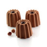 Cannele Bordelais Silikomart stampo silicone nero SQ002 sessantaquaranta 54 canneles bordelais ø56 h 50 mm Cannele Bordelais Silikomart stampo silicone nero SQ002 sessantaquaranta 54 canneles bordelais ø56 h 50 mm