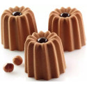 Stampo Sessantaquaranta Cannele Bordelais SQ002 in silicone da Silikomart 54 cavità da 56 mm