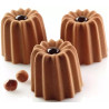 Stampo Sessantaquaranta Cannele Bordelais SQ002 in silicone da Silikomart 54 cavità da 56 mm Stampo Sessantaquaranta Cannele Bordelais SQ002 in silicone da Silikomart 54 cavità da 56 mm