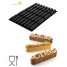 Stampo Sessantaquaranta Fascion Cake SQ078 in silicone da Silikomart 32 cavità da 13 cm Stampo Sessantaquaranta Fascion Cake SQ078 in silicone da Silikomart 32 cavità da 13 cm