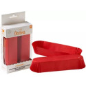 60 Pirottini rossi eclair Decora in carta forno antiaderente 135x35xh25 mm