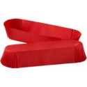 60 Pirottini rossi eclair in carta da forno da 135x35 h 25 mm da Decora