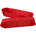 60 Pirottini rossi eclair in carta da forno da 135x35 h 25 mm da Decora