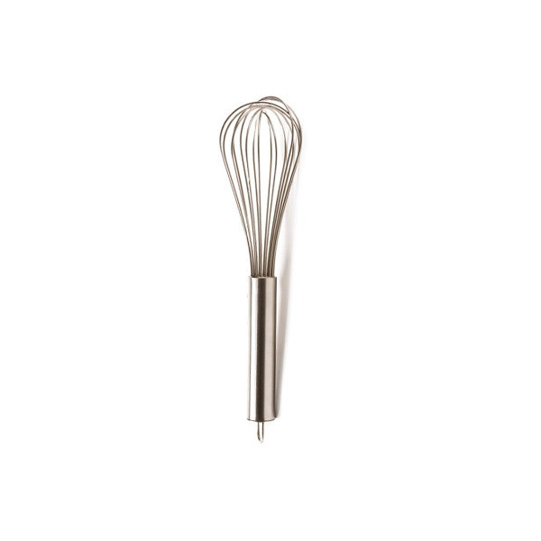 Frusta in acciaio inox lunga 35 cm ad archi da Decora