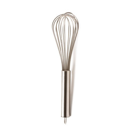 Frusta in acciaio inox lunga 35 cm ad archi da Decora