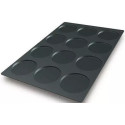 Stampo sessantaquaranta disco diametro 12 cm, altezza 1 cm SQ013 in silicone da Silikomart