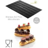 Air Plus 31 Eclair da 60 x 40 Stampo 24 impronte sfilate 25 x 125 h 5 mm di Silikomart Air Plus 31 Eclair da 60 x 40 Stampo 24 impronte sfilate 25 x 125 h 5 mm di Silikomart