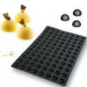 Stampo Sessantaquaranta mini semisfere SQ015 in silicone da Silikomart diametro 35 mm