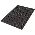 Stampo Sessantaquaranta muffin mignon SQ055 in silicone da Silikomart diametro 4 cm, altezza 2 cm