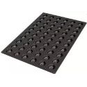 Stampo Sessantaquaranta muffin mignon SQ055 in silicone da Silikomart diametro 4 cm, altezza 2 cm