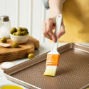 Teglia forata cookies Decora teglia per biscotti metallo antiaderente rose gold line 39,7x27 h 2,4 cm