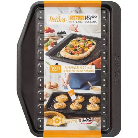 Teglia rettangolare Crisp and Fry della linea bake & cook Decora. Teglia rettangolare Crisp and Fry della linea bake & cook Decora.