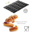 Air Plus 32 Midi Plumcake 60 x 40 Stampo 24 baguette o impronte sfilate 13 x 4,8  h 2 cm Silikomart