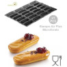 Air Plus 32 Midi Plumcake 60 x 40 Stampo 24 baguette o impronte sfilate 13 x 4,8  h 2 cm Silikomart