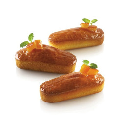 Air Plus 03 Mini Plumcake Silikomart (4×9,5×H2,5cm) – Stampo in Silicone Microforato per Monoporzioni (2/4 Pz)